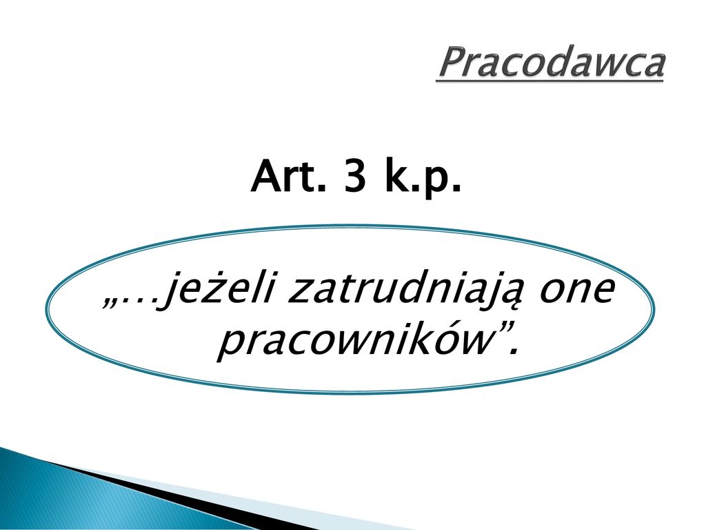 Strony Stosunku Praca Pracodawca I Pracownik Ppt Pobierz